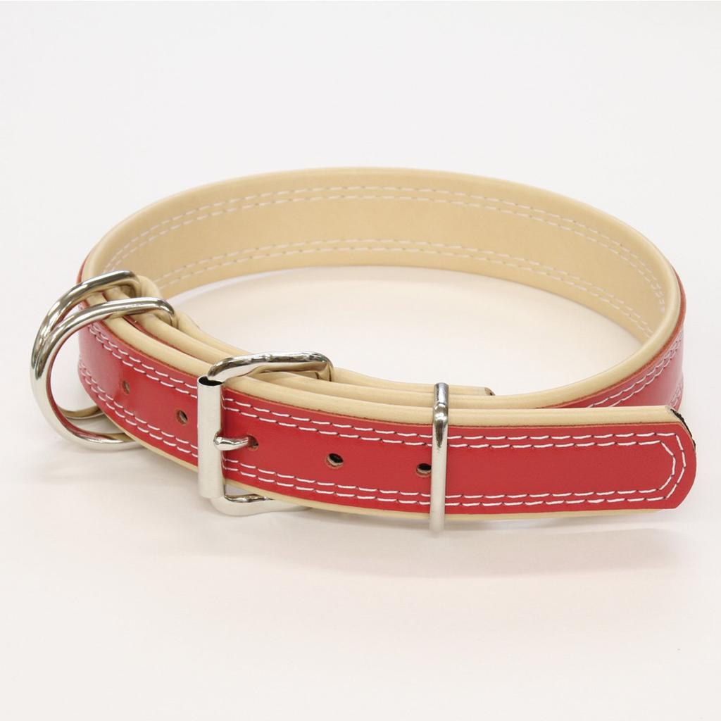 Petio Grande for Extra Large Size LL Double-Stitch Collar, Red, Dogs,