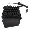 35 Keys One Handed Gaming Keyboard RGB Backlit USB Wired Professional Gaming Keypad USB Gaming Keyboard