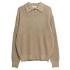Men's Retro Half-Zip Lapel Sweater - Autumn/Winter Casual Korean Style