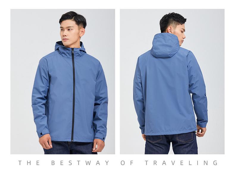 Unisex Lightweight Waterproof Windbreaker: Breathable, Mesh Lined, Windproof Jacket for Spring/Autumn.