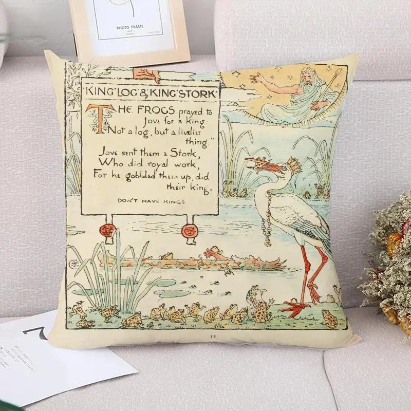 Own Aesop Decorative Pillows for Sofa Pillow Cover Short Plush Cushion Covers Decoration Living Room Pillowcases  Bed