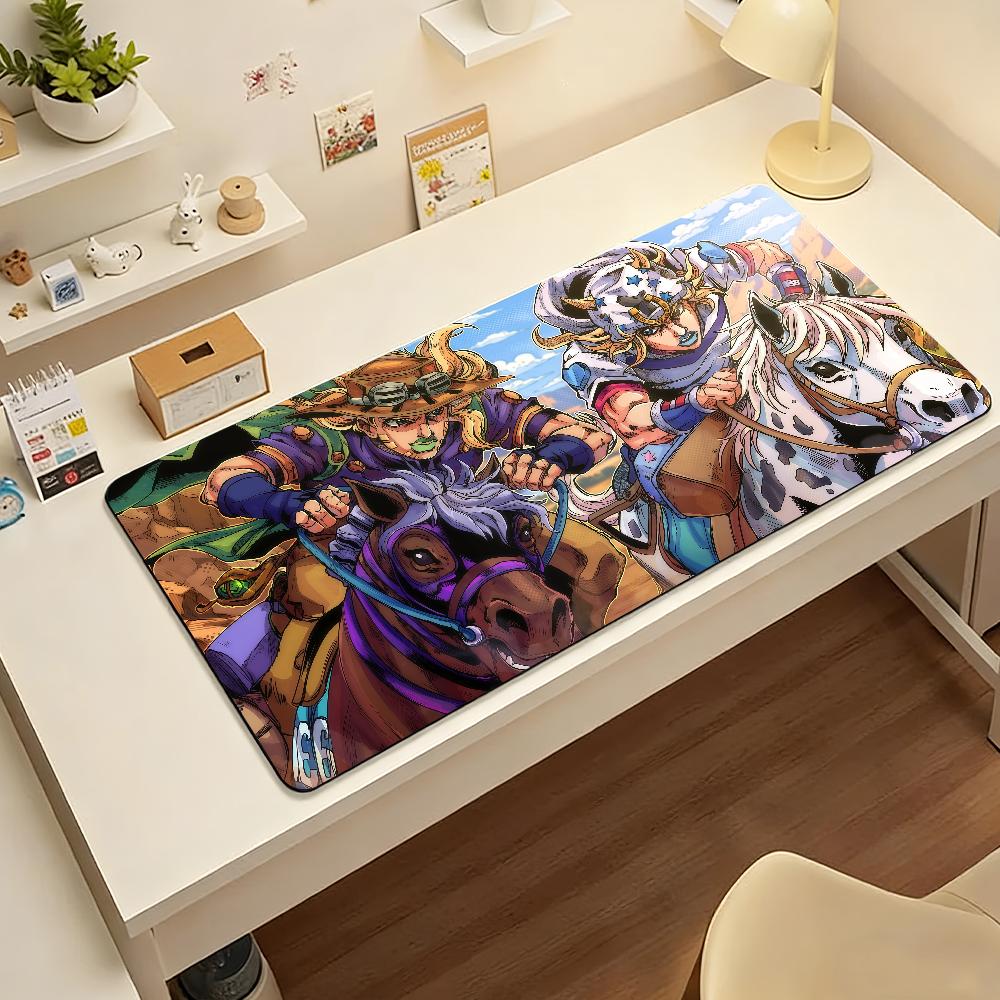 Tapis de Souris JoJo's Bizarre Adventure Caoutchouc Antidérapant Tapis de Souris pour Ordinateur Portable Tapis de Bureau Décoration pour Gamers