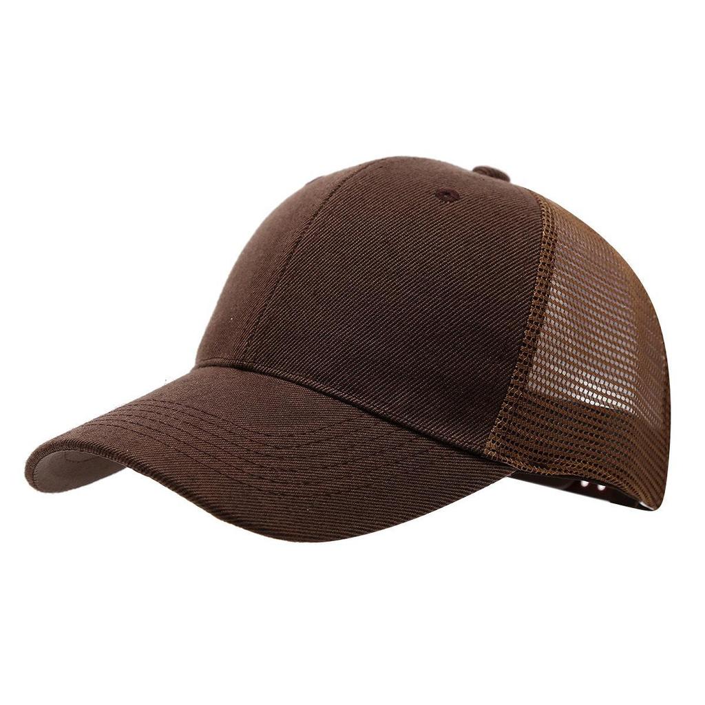 Unisex Summer Breathable Six-Panel Mesh Baseball Cap with Custom Logo for Outdoor Sports