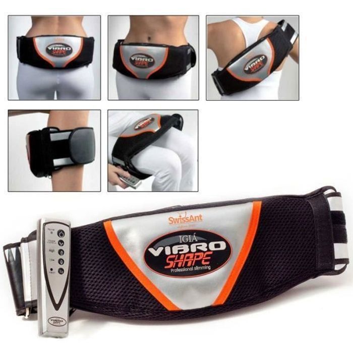 

SWISSANT Ceinture Amincissante - Vibrante - Chauffante Vibro Shape