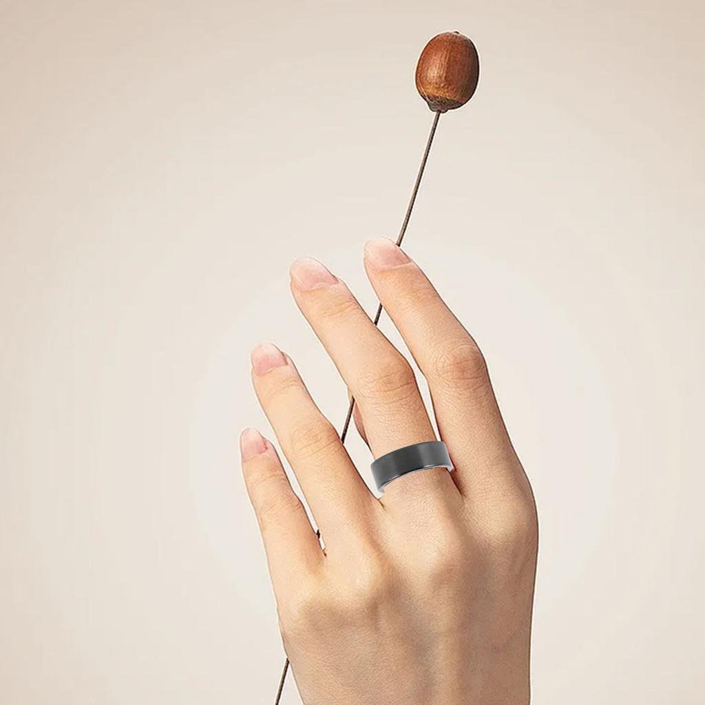 Smart Ring Magnetic Fast Charging Low Power Consumption IP67 Water Proof Motion Monitoring Health Ri