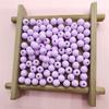 200Pcs 6mm Polychrome Solid Colored Acrylic Frosted Round Beads DIY Findings Jewelry Making Handmade Material Necklace Bracelet