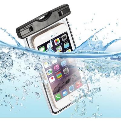 Universal IPX8 Waterproof Pouch Case Cover with Neck Strap and Armband for Galaxy A3 A5 2017 Samsung J3 J5 2016/iPhone 5 6