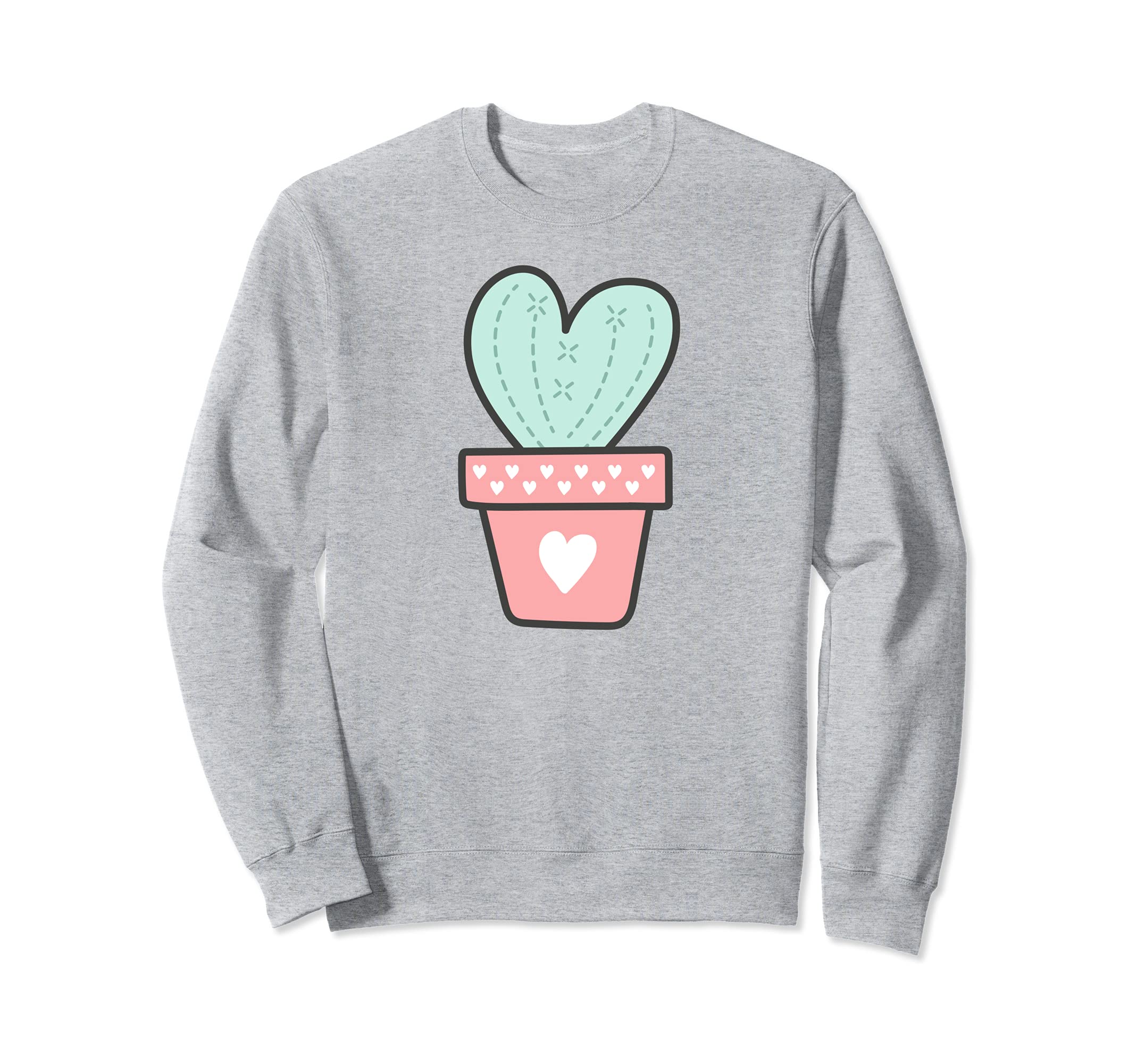 

Cute Cactus for Girls Succulent Cactus Heart Trainer серый
