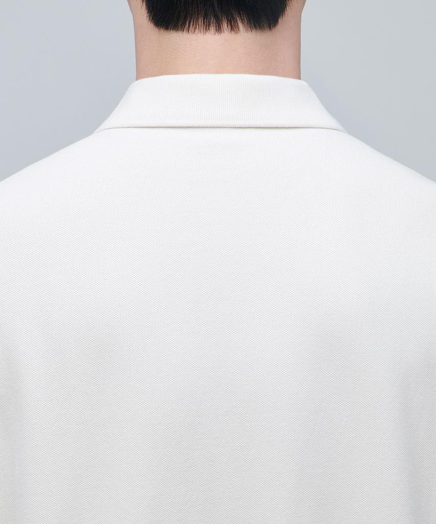 MUSINSA STANDARD Relaxed Fit Pique Polo Shirt [Cream]