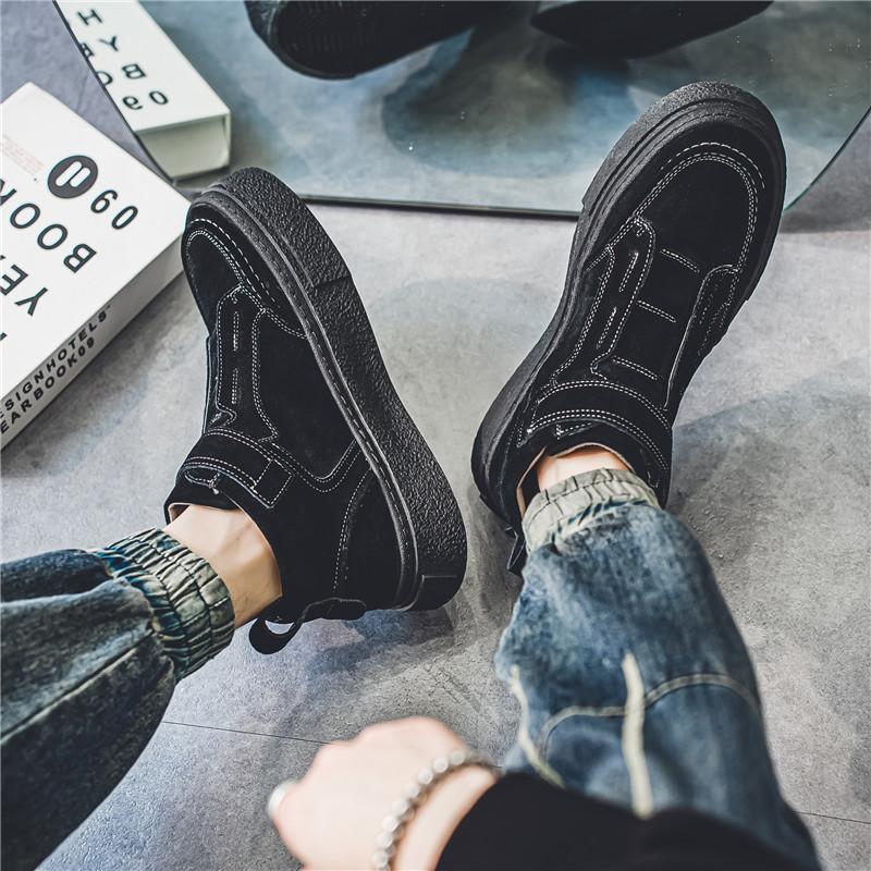 Nové pánské boty Vysoce kvalitní podzimní a zimní boty na skateboarding Vysoký top Pohodlné boty Trendy Retro boty pro volný čas s měkkou podrážkou