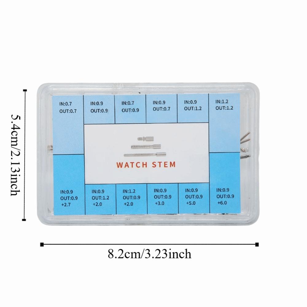 Silver Watch Winding Stem Extender Stainless Steel Stem Extender Replacement Repairing Replacement