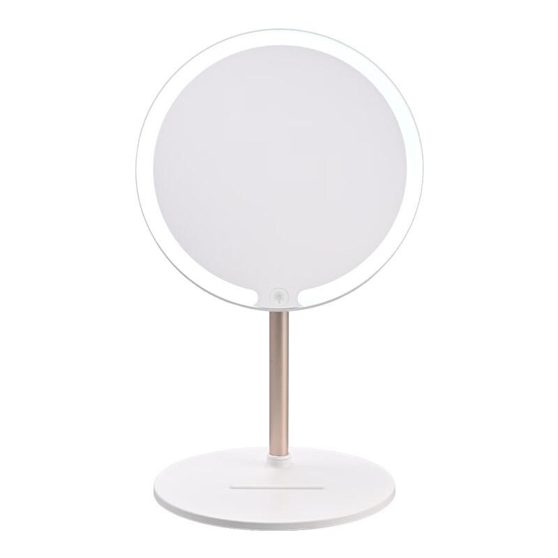 Oeny Portable LED Makeup Mirror with Touch Light and Stand