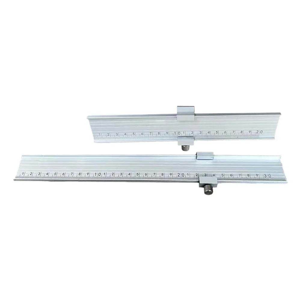 For Home Improvement Marking Gauge Adjustable Knob Adjustable Aluminum Marking Ruler Adjustable Gauge 0-200mm Compact Size