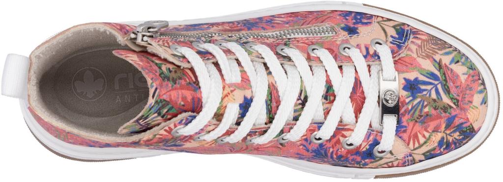 Кроссовки Rieker High-Top Sneaker (N3945) pink multi