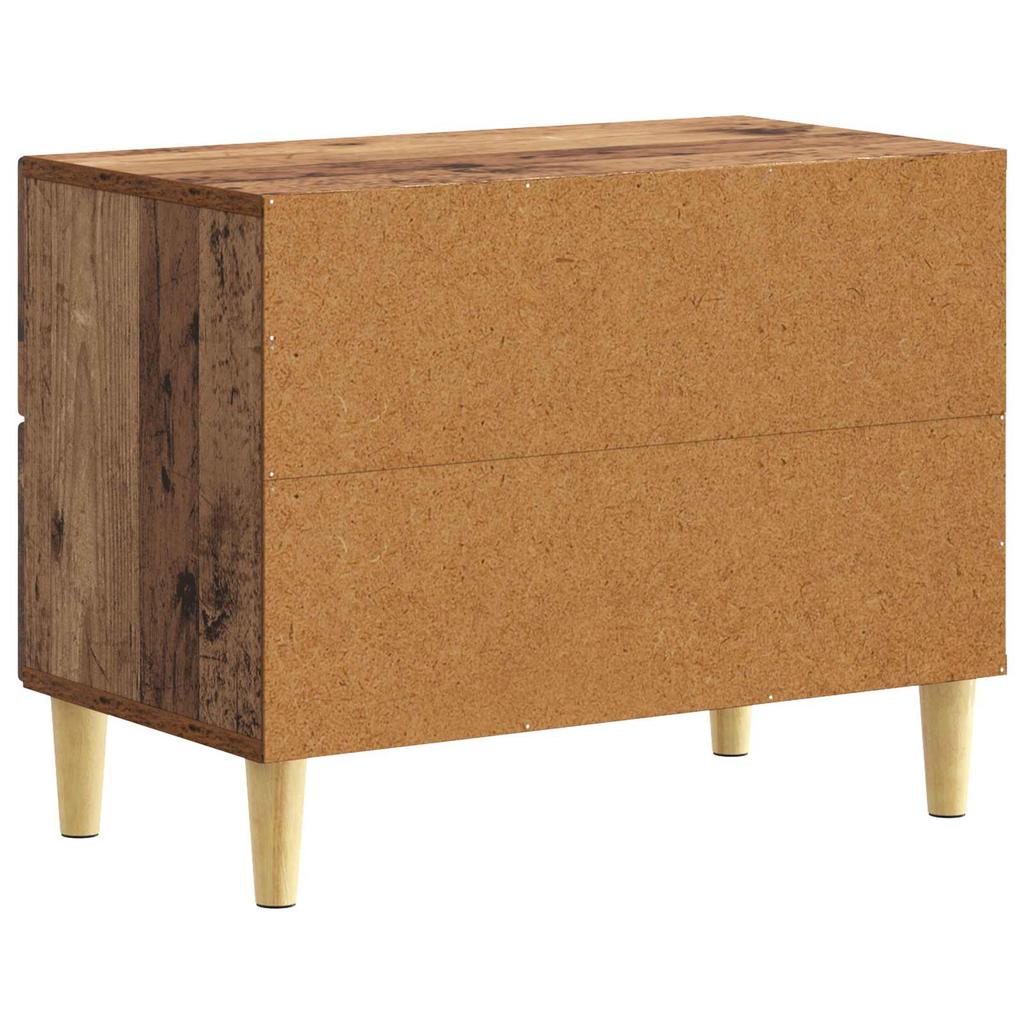 Nightstand Reclaimed Wood Style 62 x 34.5 x 48 cm Engineered Wood
