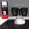 Bialetti Mini Express Induction 2 Cups IH Compatible & Direct Fire TypeEspresso Cup Included (Coffee Maker Espresso Maker Macchinetta)