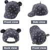 Dww-Marin-Polka Coton Bb Casquette 12  24 Mois Pour Fille Garon Enfant Chapeau De Soleil Casquette De Rglable Printemps T Automne
