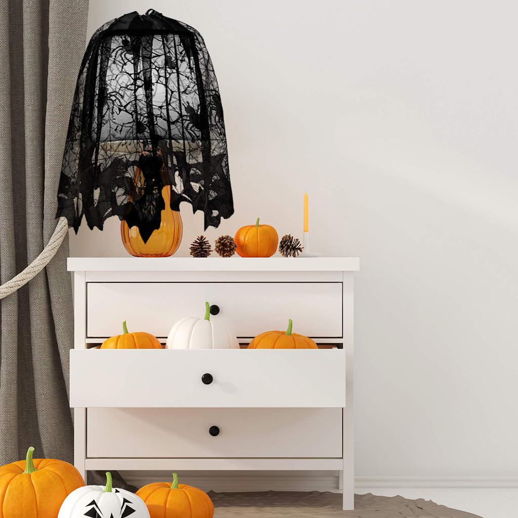 Halloween Decorations Sets Halloween Tablecloth Spooky Spiderweb Lace