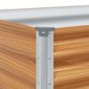 Raised Bed Light Brown 195 x 50 x 36 cm Galvanized Steel