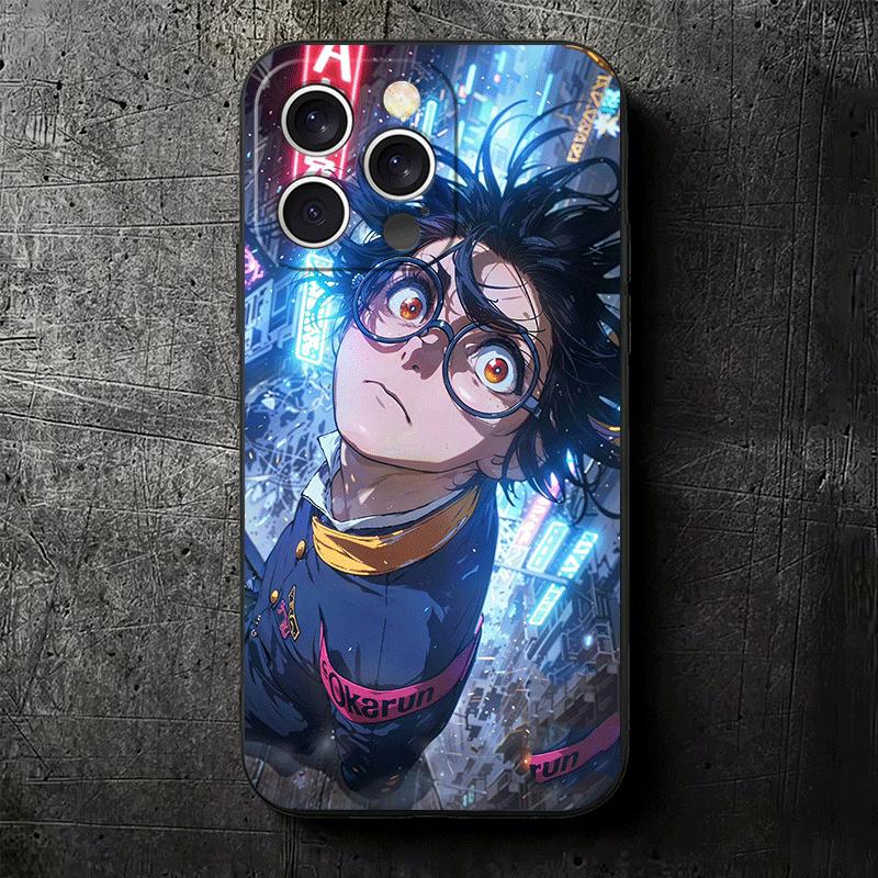 D-Dandadans Okarun Anime Soft Phone Case for iPhone 16 16E 17 Air 15 Pro Max 14 Plus 13 Mini 11 12 7 Black Cover Back Shell