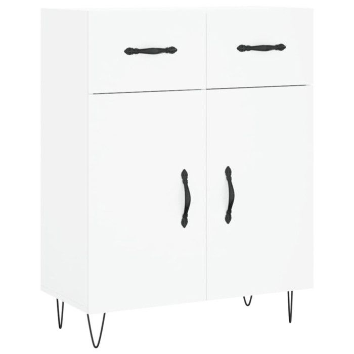 VidaXL Buffet blanc 69,5x34x90 cm bois d'ingénierie 827972