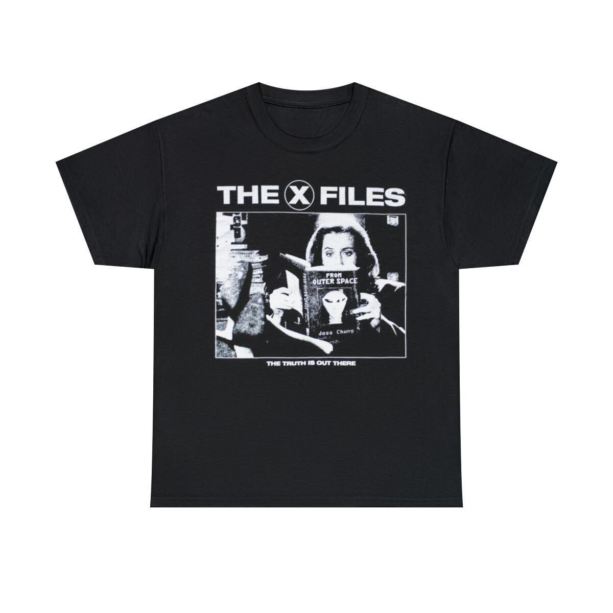 X-Files Shirt Classic TV Science Fiction Conspiracy Fan Shirt L