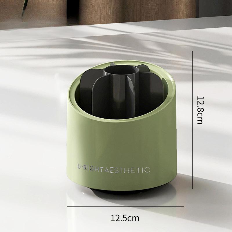 Makeup Brush Storage Bucket Dust-proof Transparent DesktopLipstick and Cosmetics Storage Box
