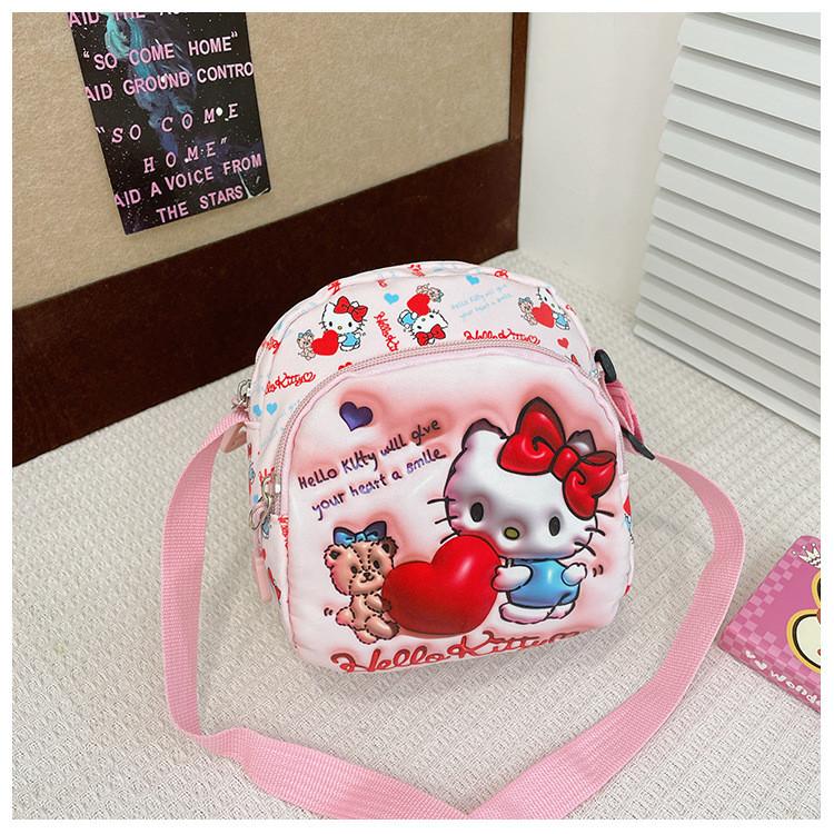 Childrens Cartoon Shoulder Bag With Durable Oxford Fabric For Kindergarten Daily Use