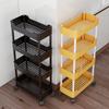 Mobile Storage Shelf Interspace Gap Shelf Kitchen Storage Shelf Bathroom Storage Rack Fridge Side Seam Finishing Rack