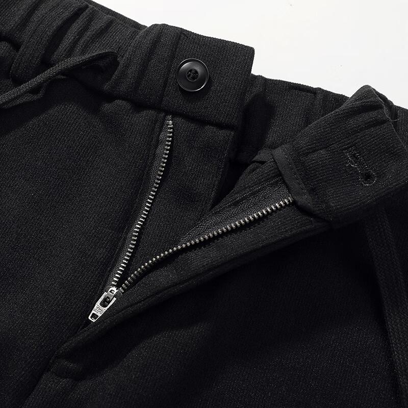 FAPAI Men's Straight-Leg Drawstring Waist Casual Pants