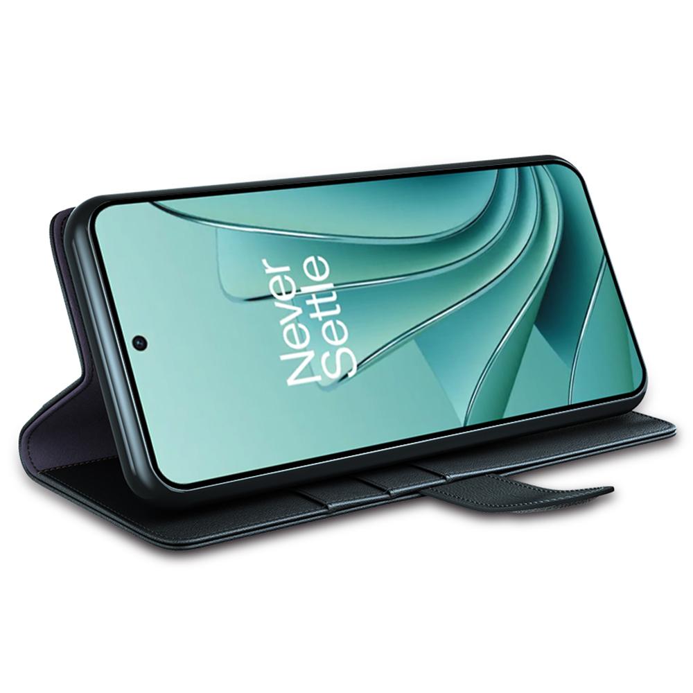 For OnePlus Ace 2V/Nord 3 5G Case Genuine Split Leather Phone Cover with Wallet Stand