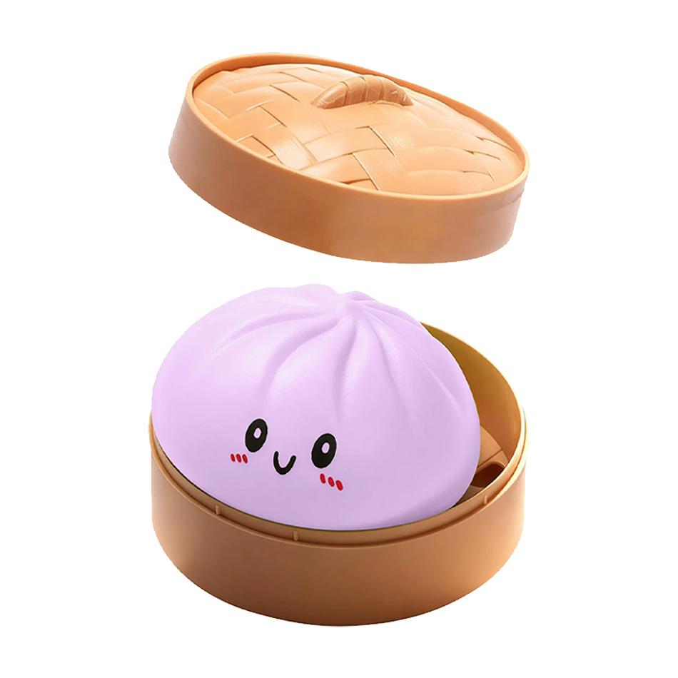 Dumpling Sensory Toy Squishies Pressure Ball High Rebound Soft Pinch Decompression Baozi Modeling Stress Relief Birthday Gifts