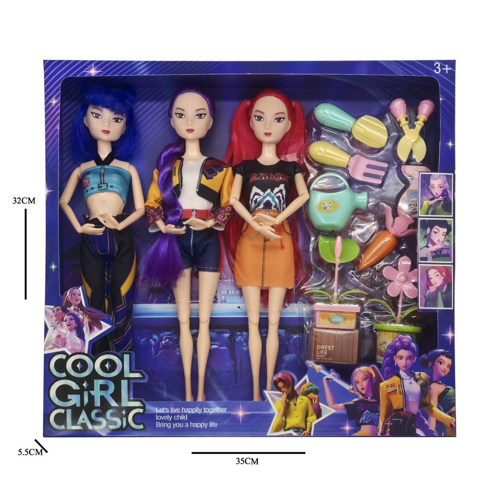 New K-POP Girl Group Doll Set