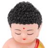 Buddha Ornament Solar Powered Light Energy Sensing Auto Nod Buddha Decoration for Home Car