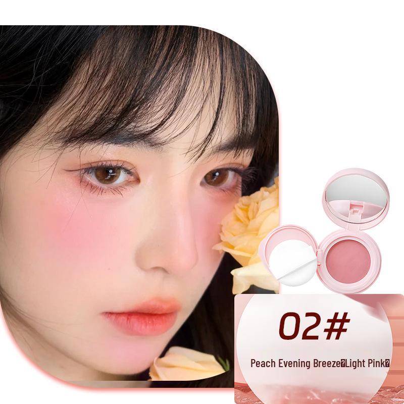 Matte Long-Lasting Dual-Use Blush & Lip Cream with Highlighter Effect - Tipsy Brightening Color