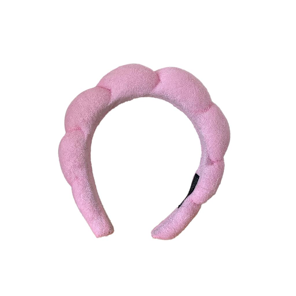 Spa Headband For Women Sponge Headband Face Washing Cute Cloud Thick Hairband For Shower Makeup Skincare