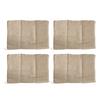 4PCS Reusable Burlap Bags Potato Onion Sacks for Vegetable Food Storage Family Party Outdoor Lawn Games 50x70CM