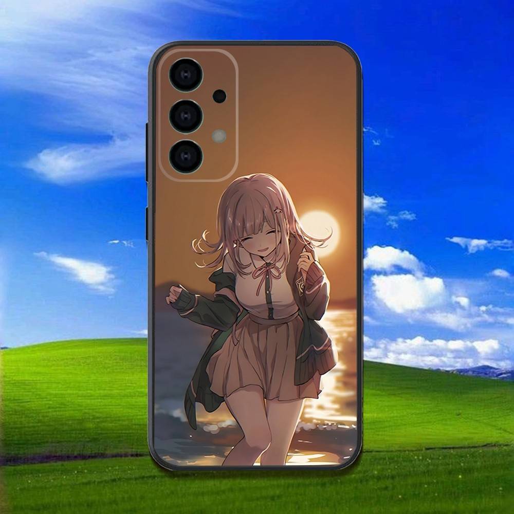 Chiaki Nanami D-Danganronpa Handyhülle Für Samsung Galaxy A13,A21s,A22,A31,A32,A52,A53,A71,A80,Weiche Schwarze Hülle