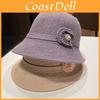 Summer Ladies Hat With Floral Pattern And Sun Protection For Outdoor Travel