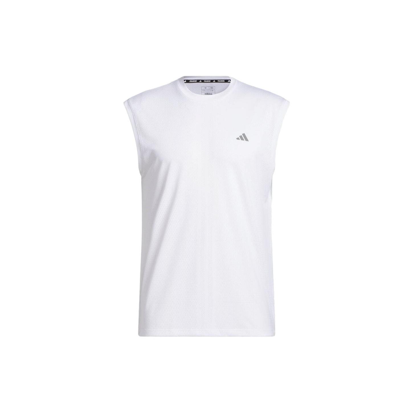 adidas HIIT Engineered Training Tank Top  White  Men s HS7450 M