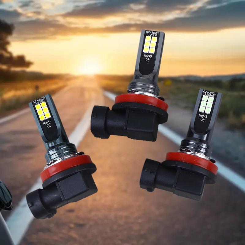 1 ks H11 H8 H7 H4 LED žárovky do mlhových světel auta DRL motocyklová světlometová lampa automatické světlomety pro jízdu 6500K-7500K 12-24V 24W