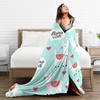 Alpaca Throw Blanket Cute Llamas Blanket Alpaca Gifts for Women Girls Soft Cozy Flannel Fleece Fuzzy Stuffed Plush Bedding Decor