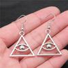Trendy and Elegant Evil Eye Hand Talisman Amulet Drop Earrings Lucky Graduation Gift for Date Nights