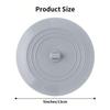 1pc Bathtub Drain Stopper Kitchen Bathroom Bath Tub Drain Hair Stopper, Bathtub Drain Plug, Universal Flat Suction Shower Bathtub Drain Cover