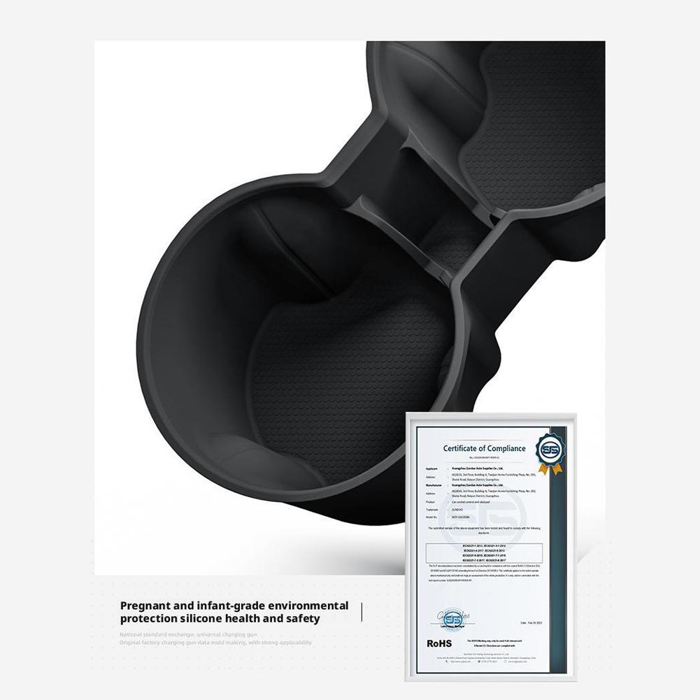 Cup Holder for Tesla Model Y Juniper 2025 Center Console Storage Box Non-slip Insert cup Holder car interior Accessories