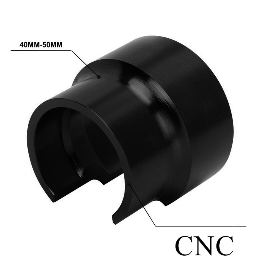 CNC Aluminum Motorcycle Seal Head Push Tool For 40-50mm Rear Shock Disassembling