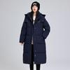 Cotton-padded Jacket Men and Women Winter New Cotton-padded Jacket Extended Loose Couple Thickened Hooded Cotton-padded Jacket.
