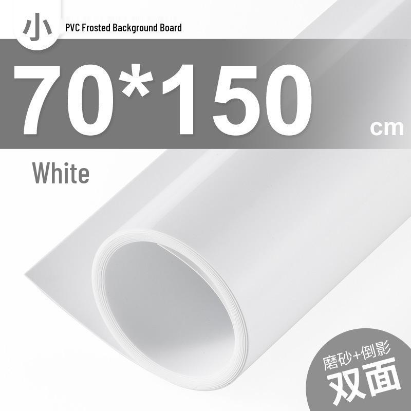 White Frosted PVC Photography Background Board - Waterproof Gray Reflective Cloth