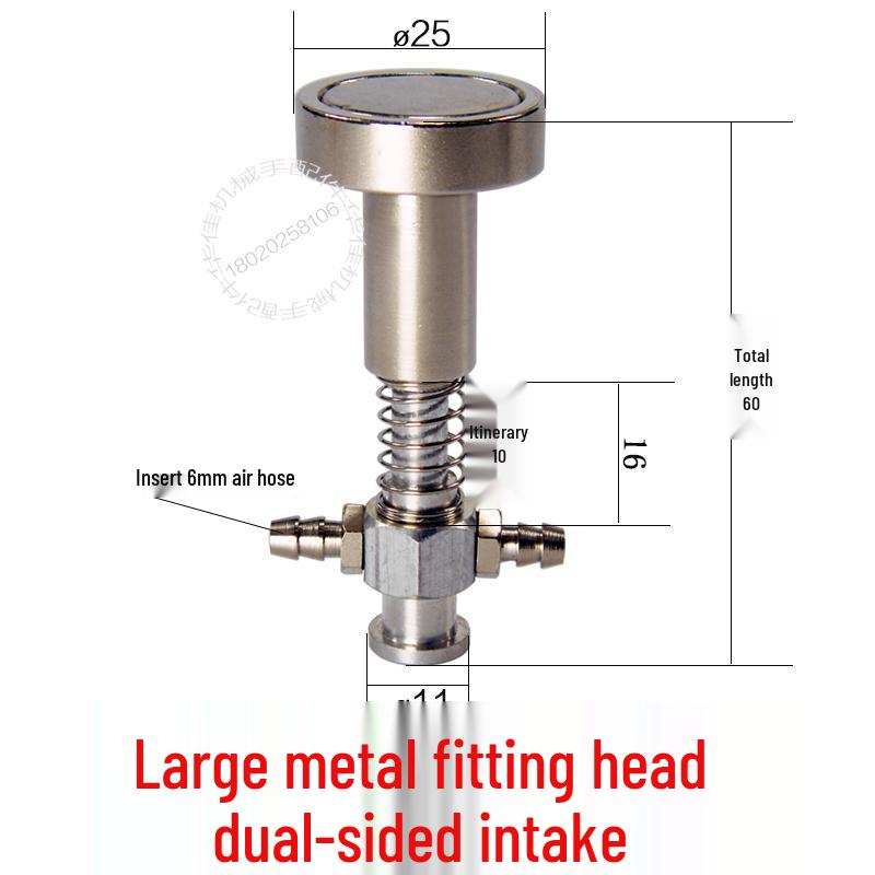 Injection Molding Machine Magnetic Base Connector with Strong Suction Cup and Metal Fittings