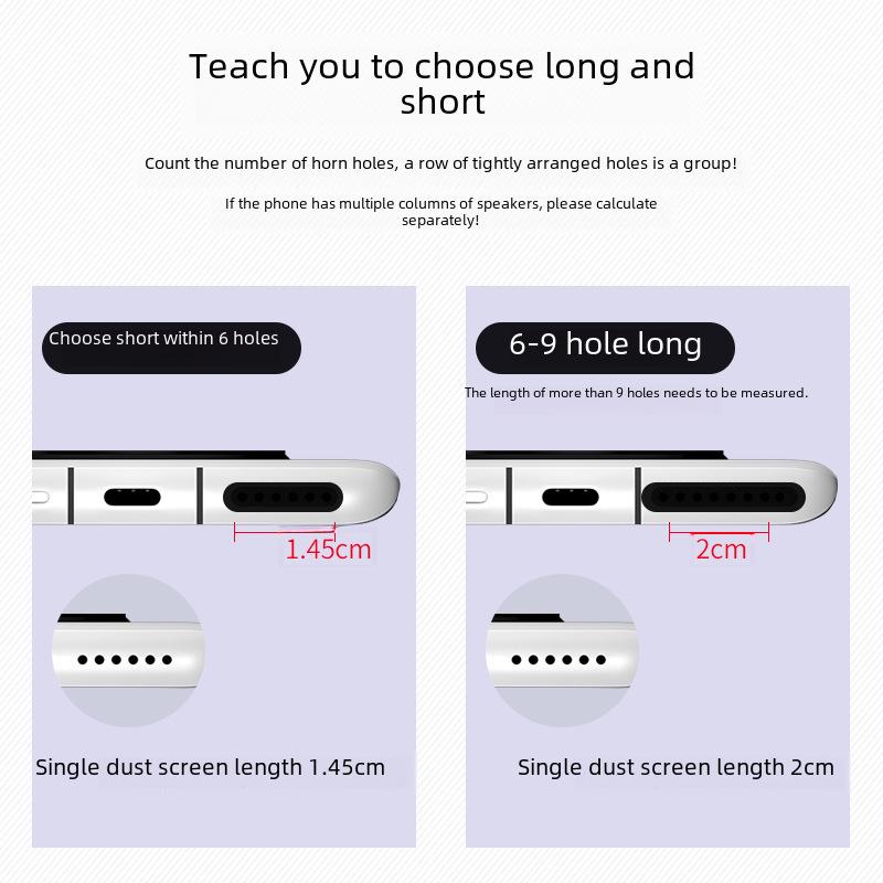Tela de Alto-falante à Prova de Poeira para iPhone 13/14/15 e Conjunto de Plugues Antipoeira para iPhone 16 Plus